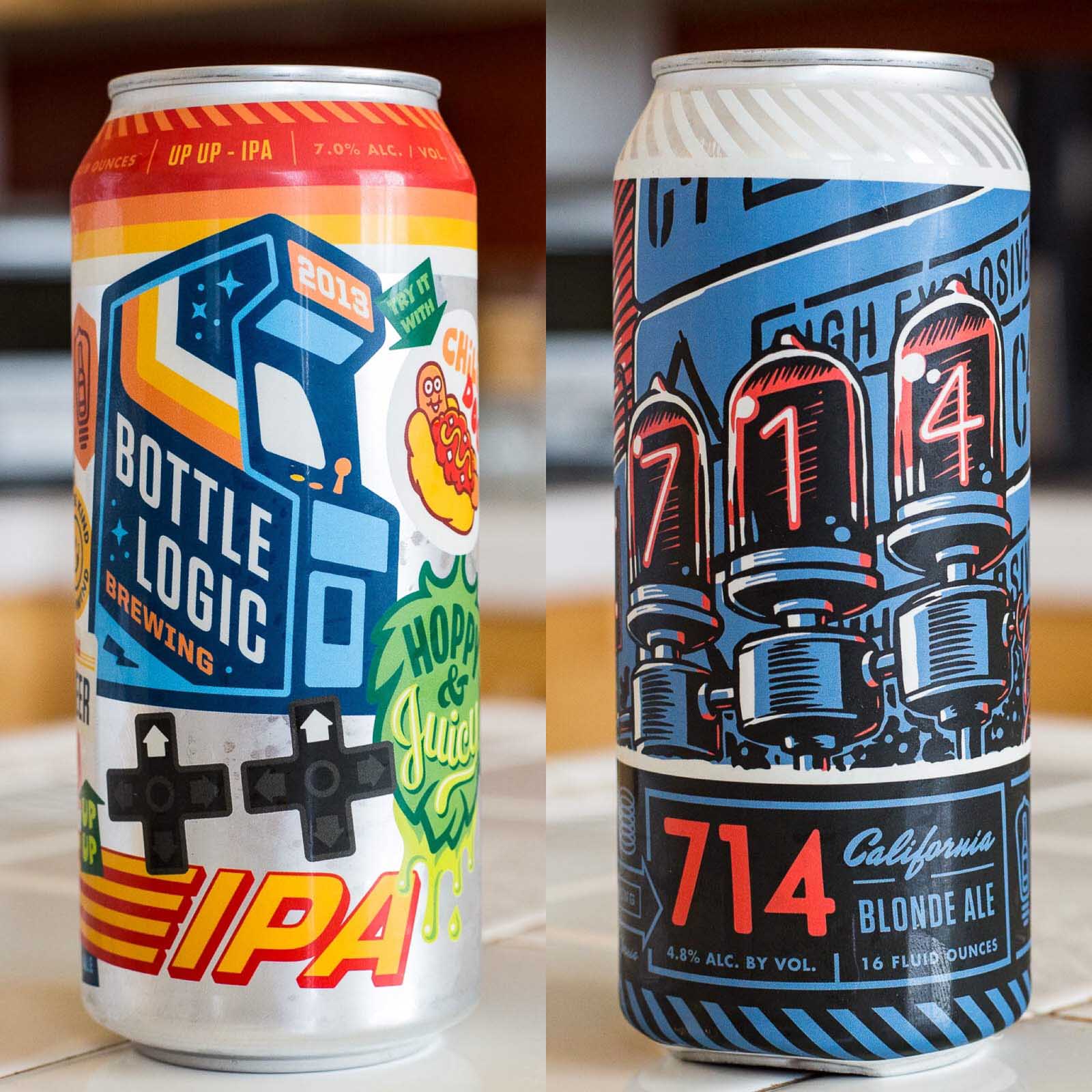 Bottle Logic Brewing 714 and Up Up