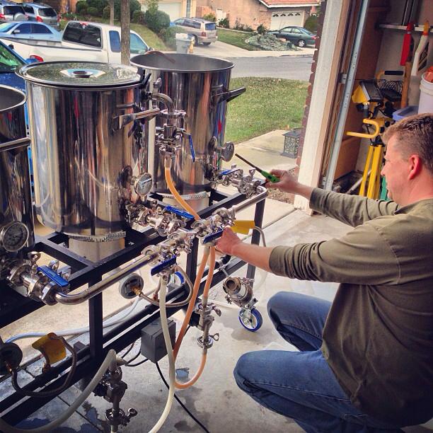 Robert French and His Brewing Stand