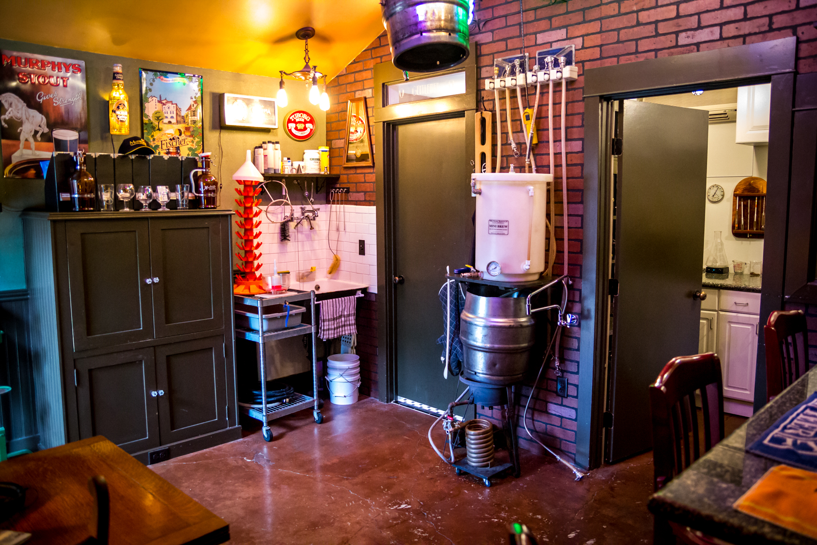 Brad's Brewing Area