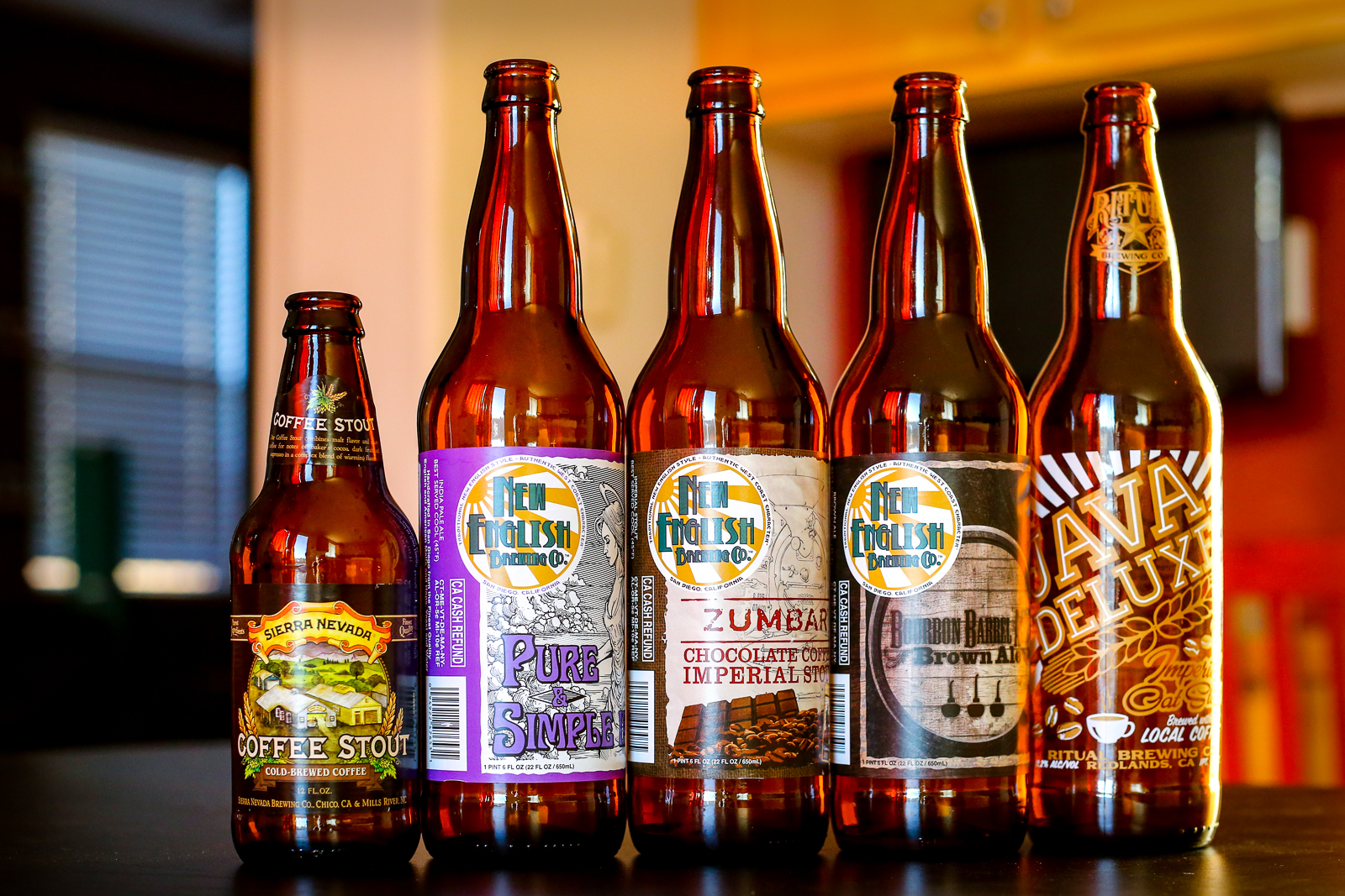 Beers from New English, Ritual Brewing, and Sierra Nevada