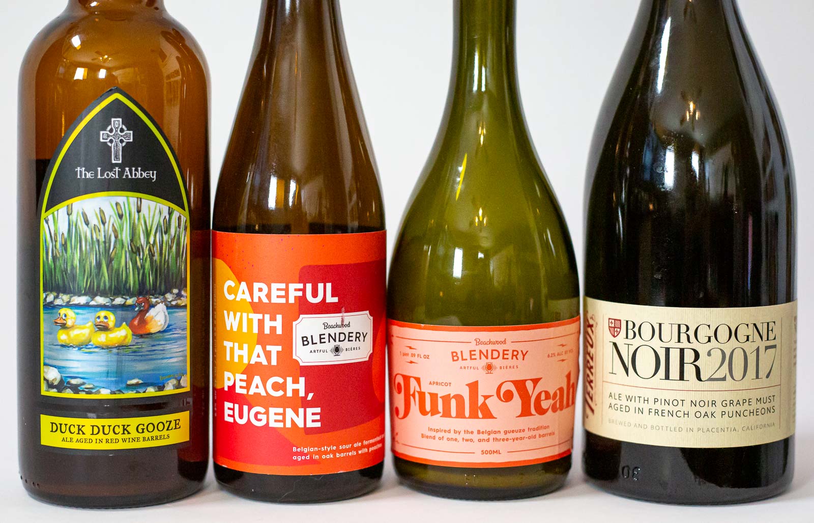 Pictured: Beers from John's Cellar.