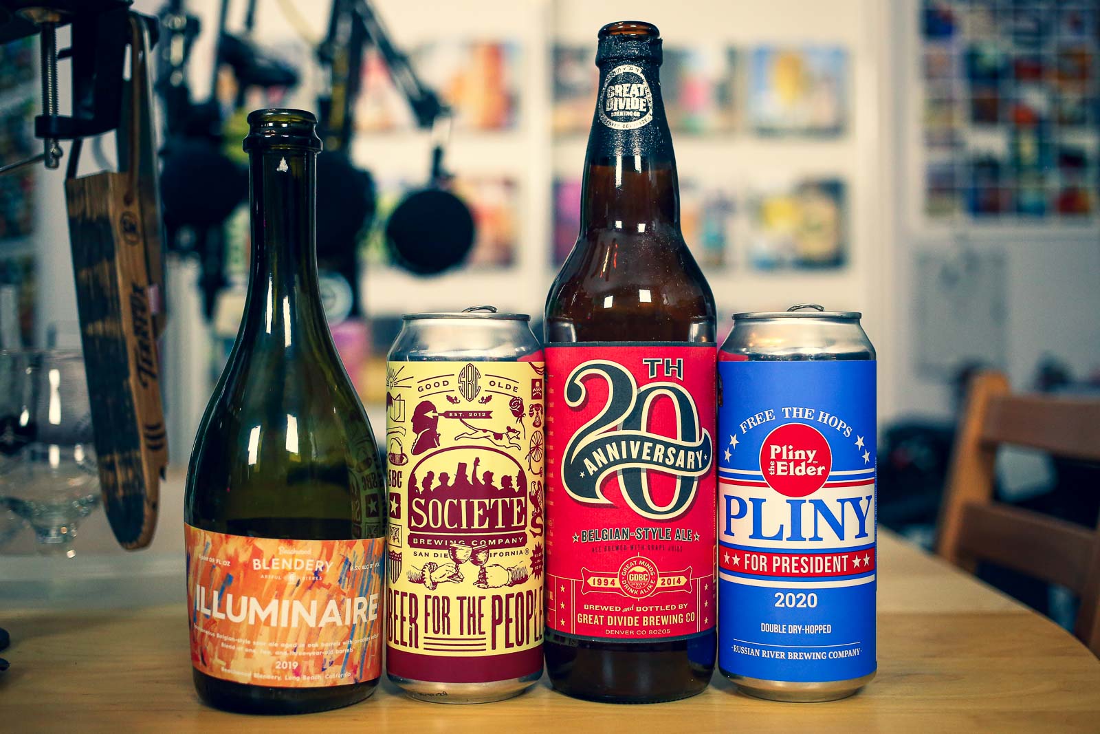 Pictured: John's beers from episode 299.